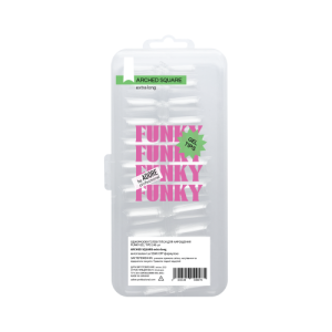 Гелеві тіпси для нарощення Adore Funky gel tips Arqued Square extra long, 240 шт 