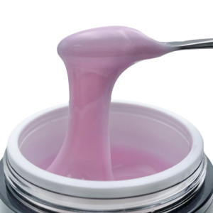 Гель для нарощення нігтів Adore one Drop Gel №01 – pink kiss, прохолодний ніжно-рожевий, 30 мл