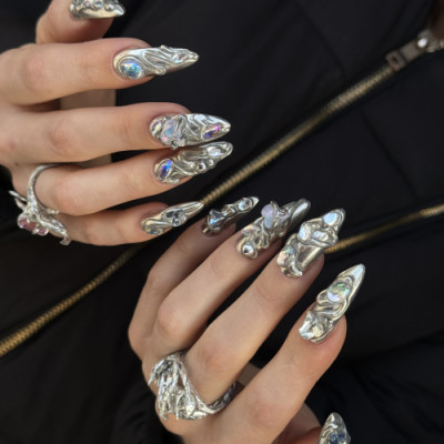 Металева втирка для нігтів Adore Metallic Powder 11, 0.5 грам