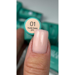 Камуфлююча база Siller Nude Base Pro №1 ніжно-персиковий, 8 мл