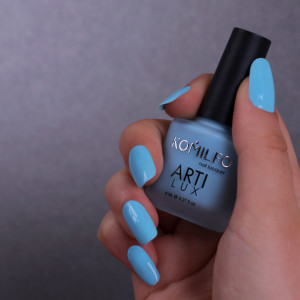 Лак для нігтів Komilfo ArtiLux 11 блакитний емаль, 8 мл