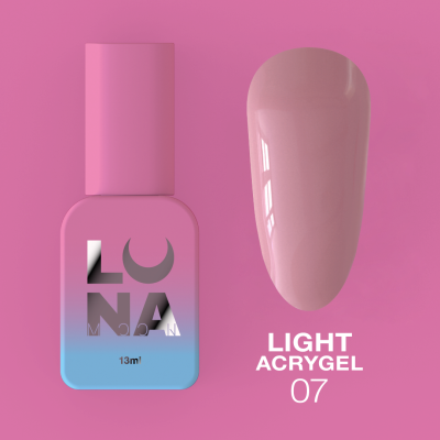 Рідкий гель LunaMoon Light Acrygel №7, 30 мл