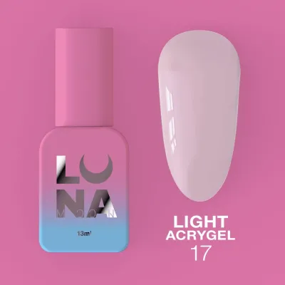 Рідкий гель LunaMoon Light Acrygel №17, 13 мл