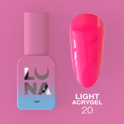 Рідкий гель LunaMoon Light Acrygel №20, 13 мл