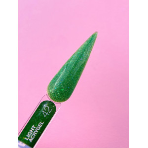 Рідкий гель LunaMoon Light Acrygel №42 зелений світловідбиваючий, 13 мл 