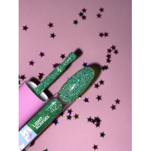 Рідкий гель LunaMoon Light Acrygel №42 зелений світловідбиваючий, 13 мл 