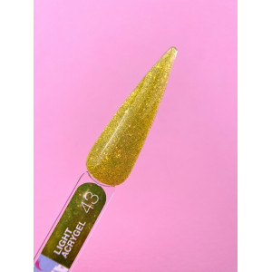 Рідкий гель LunaMoon Light Acrygel №43 жовтий світловідбиваючий, 13 мл 