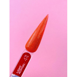 Рідкий гель LunaMoon Light Acrygel №44 помаранчевий світловідбиваючий, 13 мл 