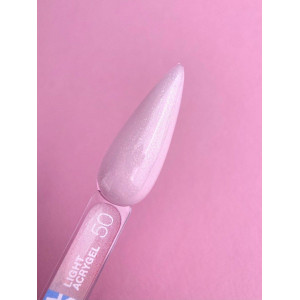 Рідкий гель LunaMoon Light Acrygel №50 ніжно рожевий з блискітками, 13 мл 