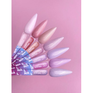 Рідкий гель LunaMoon Light Acrygel №52 бежево-пудровий з блисмкітками, 13 мл 
