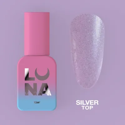 Топ для нігтів LunaMoon Silver, 13 мл