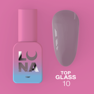Топ для нігтів LunaMoon Top Glass №10, 13 мл 