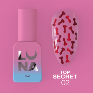 Топ для нігтів LunaMoon Top Secret №2, 13 мл 
