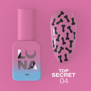Топ для нігтів LunaMoon Top Secret №4, 13 мл 