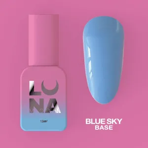 Камуфлююча база для нігтів LunaMoon Base Blue Sky, 13 мл 