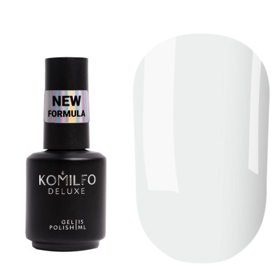 Камуфлююча база для нігтів Komilfo Milky White Intense Base New Formula, 15 мл