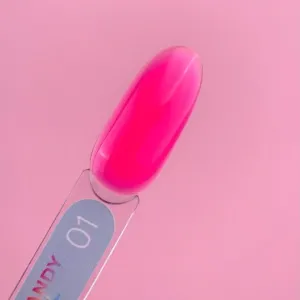 Гель для нарощення нігтів LunaMoon Candy Gel №1 фуксія, 15 мл 