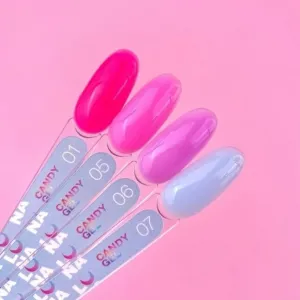Гель для нарощення нігтів LunaMoon Candy Gel №1 фуксія, 15 мл 