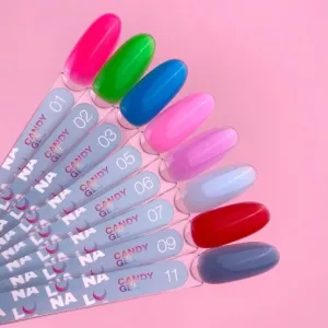 Гель для нарощення нігтів LunaMoon Candy Gel №1 фуксія, 15 мл 