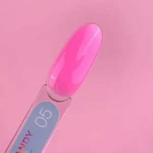 Гель для нарощення нігтів LunaMoon Candy Gel №5 рожевий насичений, 15 мл 