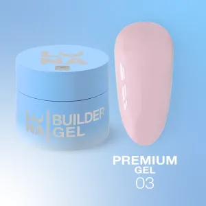 Гель для нарощення нігтів LunaMoon Gel Premium №3 блідо-рожевий, 50 мл 