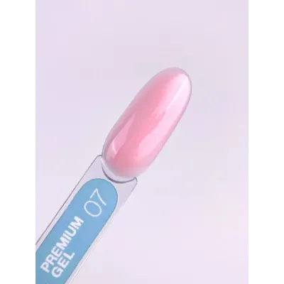 Гель для нарощення нігтів LunaMoon Gel Premium №7 рожевий, 15 мл