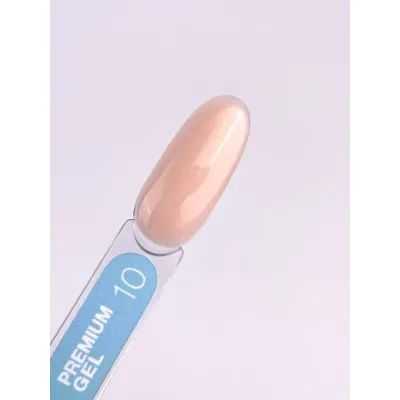 Гель для нарощення нігтів LunaMoon Gel Premium №10 персиково-бежевий, 15 мл
