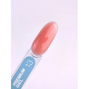 Гель для нарощення нігтів LunaMoon Gel Premium №13 темний нюд, 50 мл 