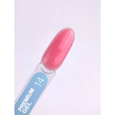 Гель для нарощування нігтів LunaMoon Gel Premium №14 червона троянда, 50 мл