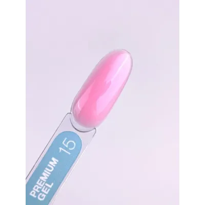 Гель для нарощування нігтів LunaMoon Gel Premium №15 лавандово-рожевий, 50 мл