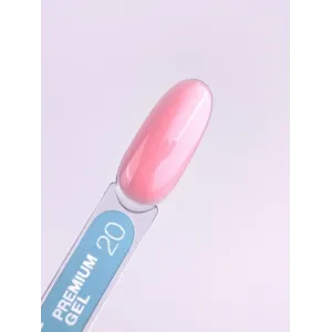 Гель для нарощування нігтів LunaMoon Gel Premium №20 ніжно-рожевий, 15 мл