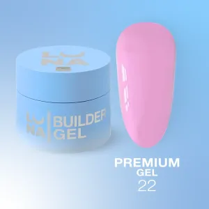Гель для нарощування нігтів LunaMoon Gel Premium №22 рожева фуксія, 30 мл 