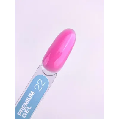 Гель для нарощування нігтів LunaMoon Gel Premium №22 рожева фуксія, 50 мл