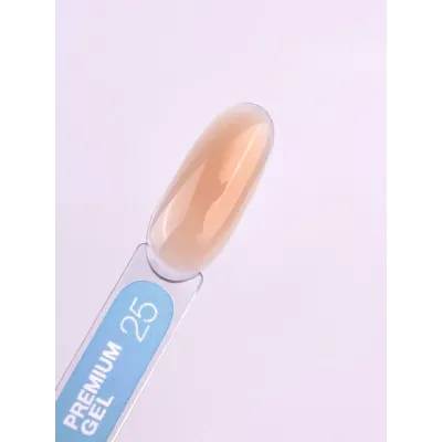 Гель для нарощування нігтів кава з молоком LunaMoon Gel Premium №25, 15 мл