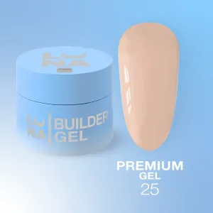 Гель для нарощування нігтів кава з молоком LunaMoon Gel Premium №25, 30 мл 