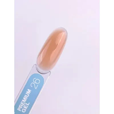 Гель для нарощування нігтів какао LunaMoon Gel Premium gel №26, 30 мл