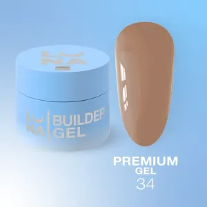 Гель для нарощення нігтів LunaMoon Gel Premium №34, 30 мл 