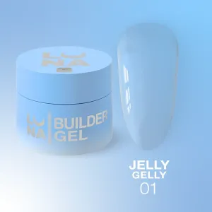 Гель-желе для нігтів LunaMoon Jelly Gelly №1 прозорий, 15 мл 