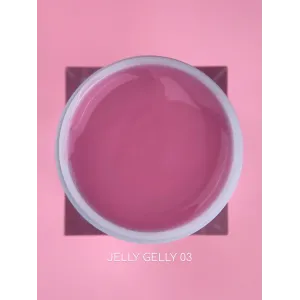 Гель-желе для нігтів LunaMoon Jelly Gelly №3 бузково-рожевий, 15 мл 