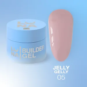 Гель-желе для нігтів LunaMoon Jelly Gelly №5 пильно-рожевий, 15 мл 