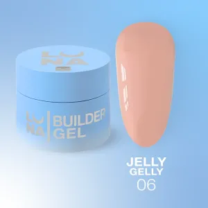 Гель-желе для нігтів LunaMoon Jelly Gelly №6 персиковий, 15 мл 