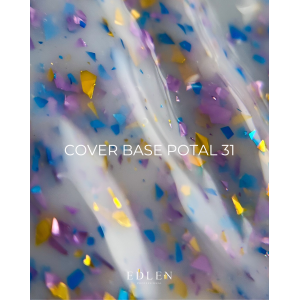Камуфлююча база для нігтів Edlen Cover base Potal №31, 30 мл 