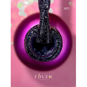 Гель-лак для нігтів світловідбиваючий Edlen Flash Fire №01, 9 мл