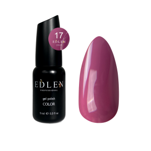 Гель-лак для нігтів Edlen Color №017 малиново-рожевий , 9 мл