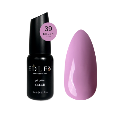Гель-лак для нігтів Edlen Color №039 рожево-фіолетовий, 9 мл