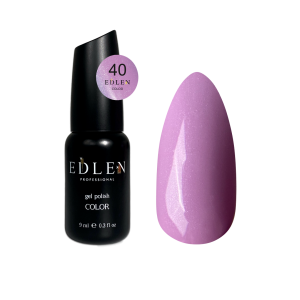 Гель-лак для нігтів Edlen Color №040 блідий ліловий, 9 мл