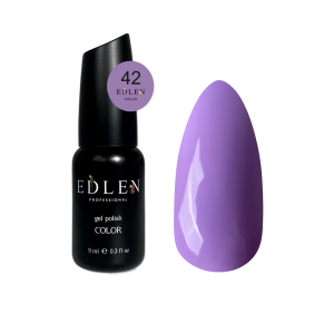 Гель-лак для нігтів Edlen Color №042 фіолетовий, 9 мл