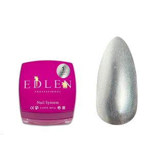 Гель-фарба Edlen Metal Gel №01 Silver, 5 мл