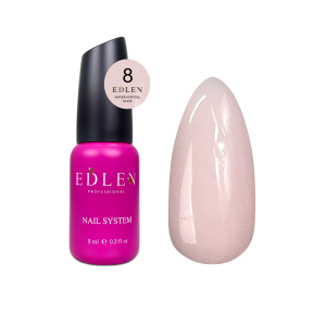Рідкий гель для зміцнення та моделювання нігтя Edlen Water Acrygel Nude No08 світло-персиковий, 9 мл