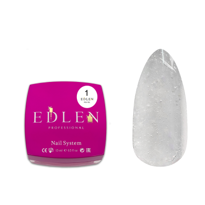 Полігель Edlen Poly gel №1 прозорий, 15 мл